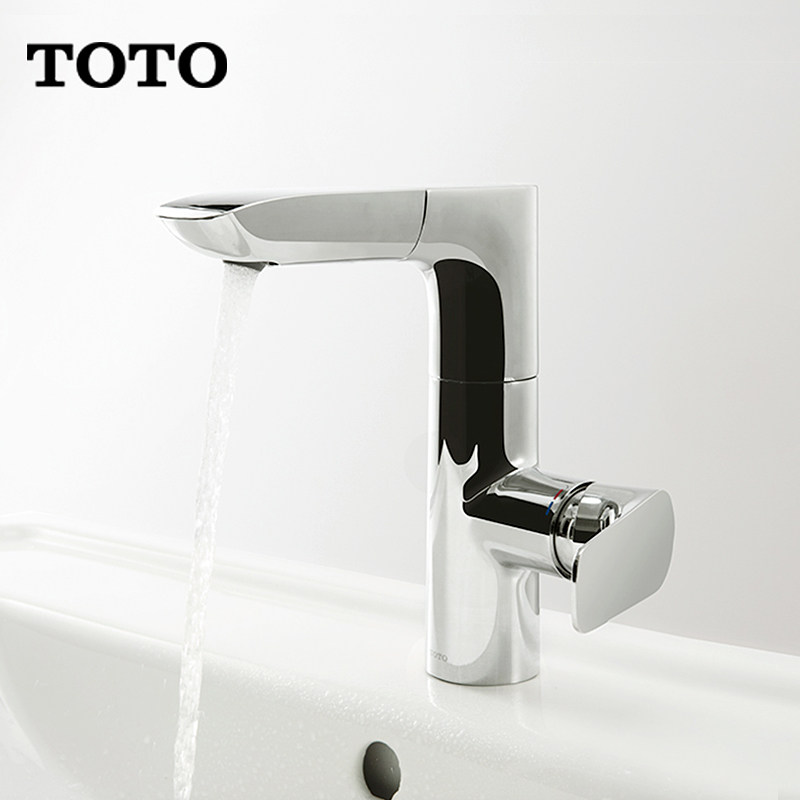 toto卫浴洗脸盆抽拉龙头冷热水洗手盆台盆水龙头tlg12303b(05-n)