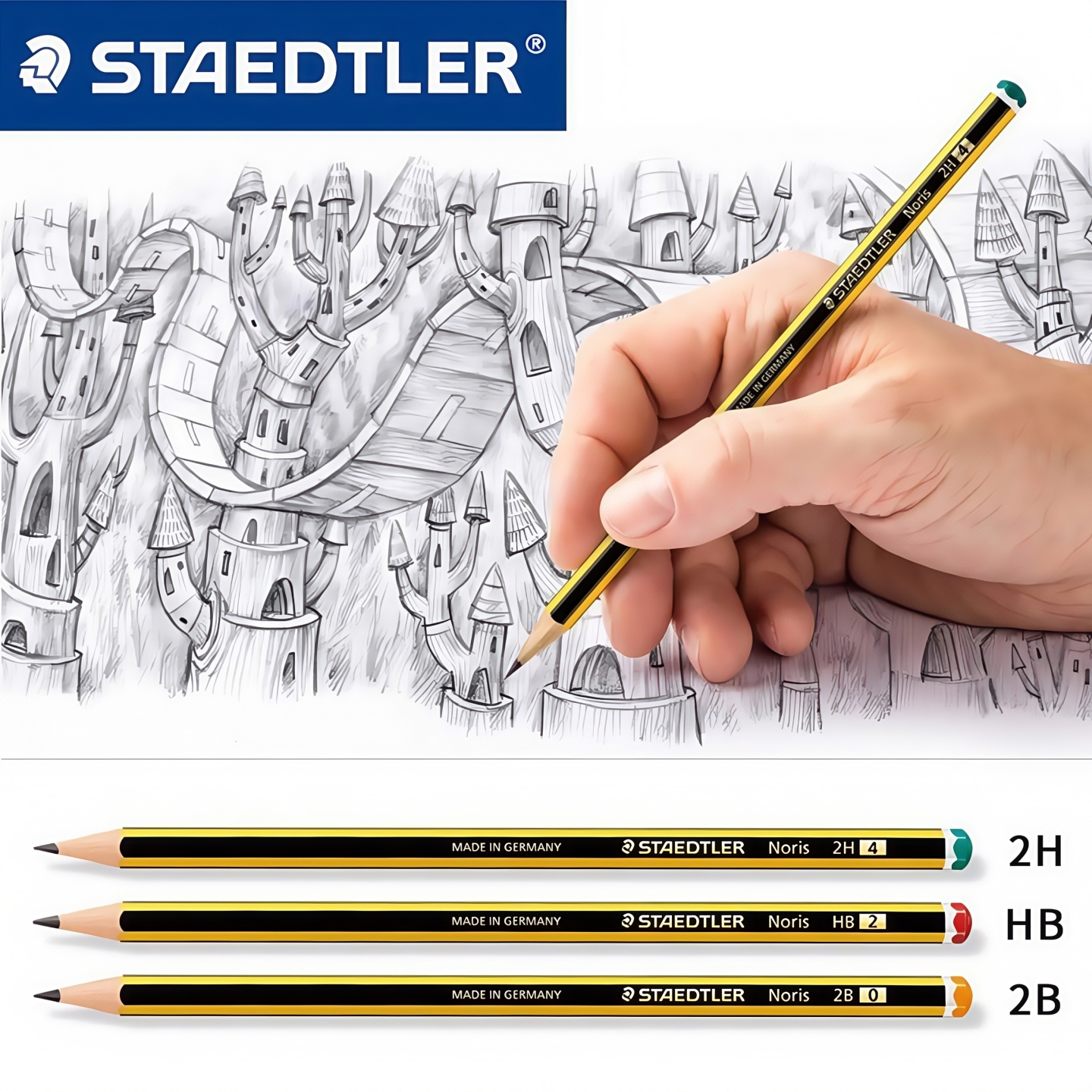 staedtler施德楼铅笔批发绘图