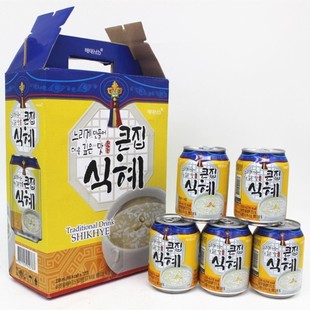 韩国进口原装海太奶家大米饮料整箱饮品甘米汁 238ml