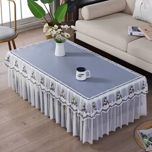 新款 茶几防尘保护罩茶几套桌布盖布皮革防水防油防烫免洗客厅简约