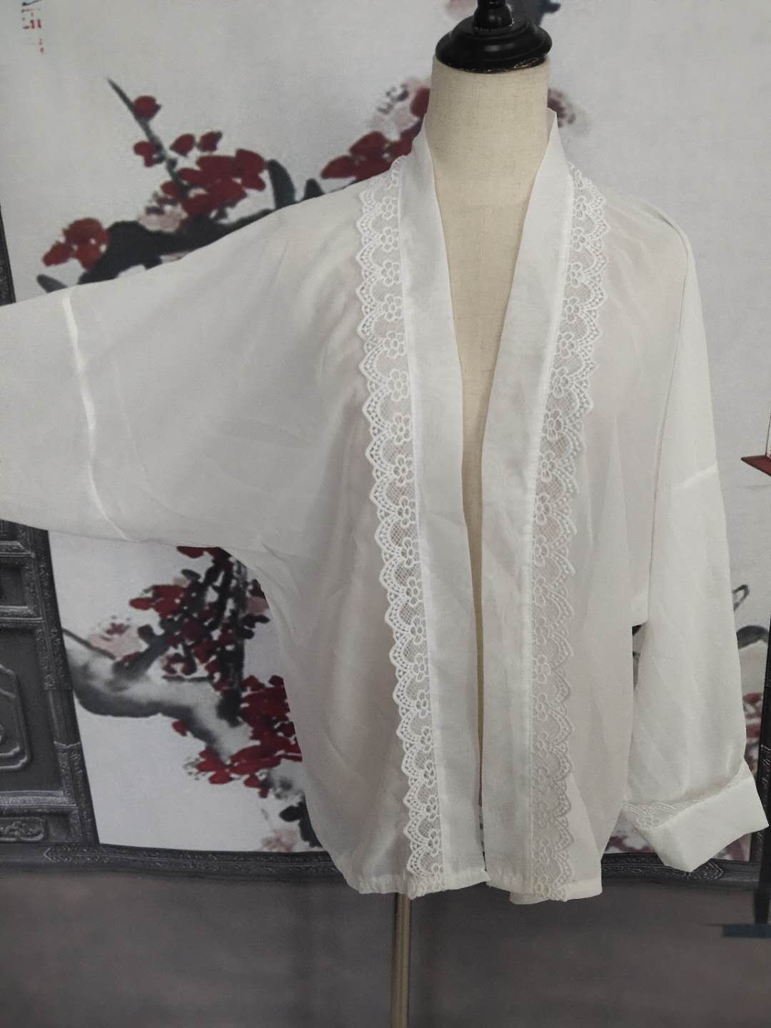 烟萧月原创汉服女宋旋裙中国风齐腰宋制褙子飞机袖女春夏