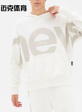 New Balance 男女同款运动休闲连帽卫衣套头衫UT23504-SST