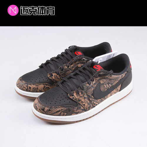 Nikeaj1低帮镭射篮球鞋