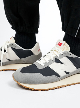 New Balance NB237 时尚复古男女低帮休闲跑步鞋MS237SC MS237SB