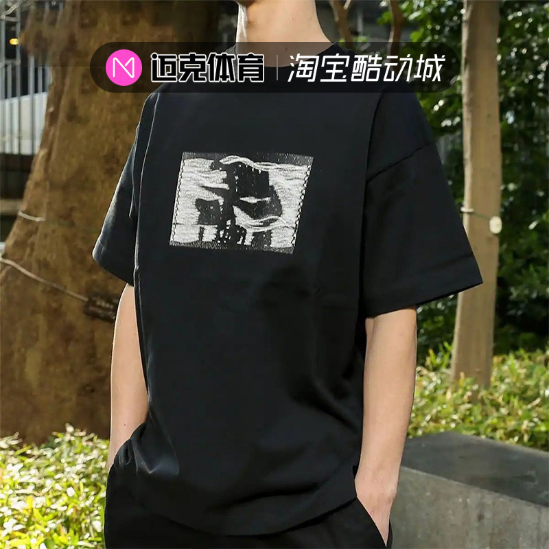 NikeAirForce1宽松翻转刺绣T恤