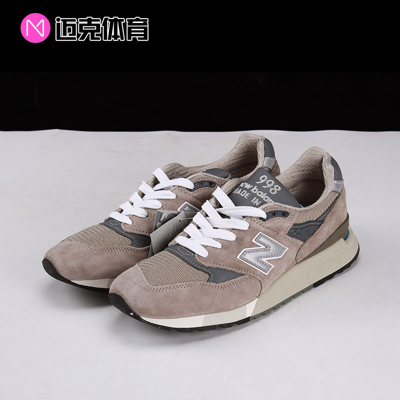 New Balance 998系列 男女复古低帮休闲跑鞋U998WT U998GR