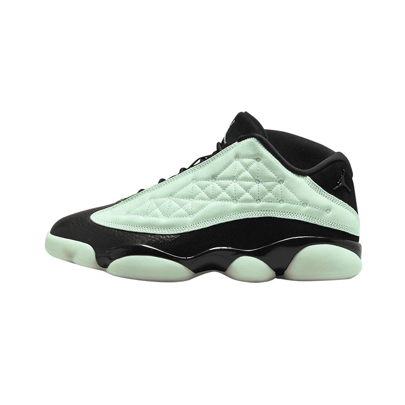 迈克体育 Air Jordan 13 Low AJ13 光棍节 黑绿 夜光 DM0803-300