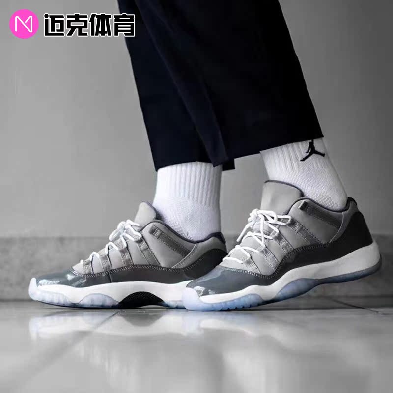 Âõ¿ËÌåÓý Air Jordan 11 Low AJ11 µÍ°ï ¿á»Ò÷䯤ÇòЬ 528895-003