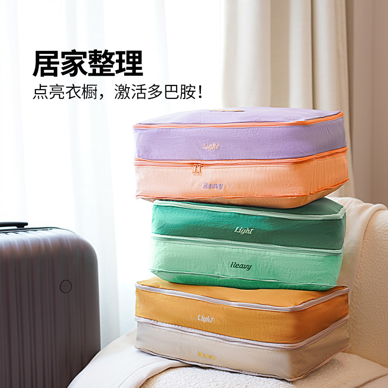 旅行收纳袋行李箱衣服整理袋旅游出差压缩羽绒服收纳包衣物袋,收纳整理,衣物收纳袋,淘宝优惠券,粉丝福利购,淘宝优惠卷
