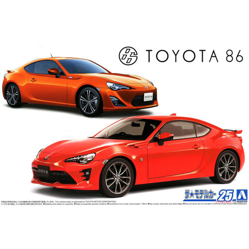 青岛社1/24 丰田 ZN6 TOYOTA86 05966 拼装 现货