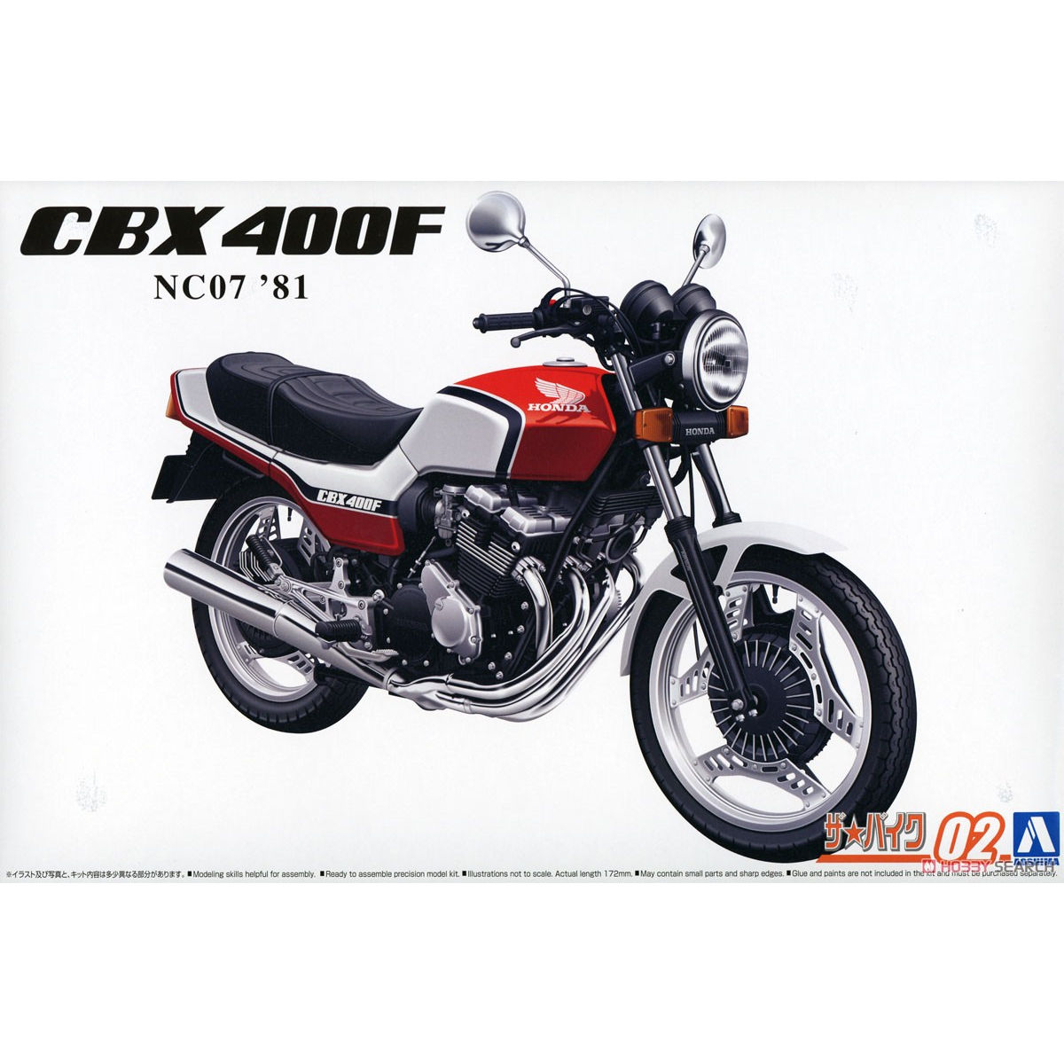 本田NC07CB400F珍珠红/白