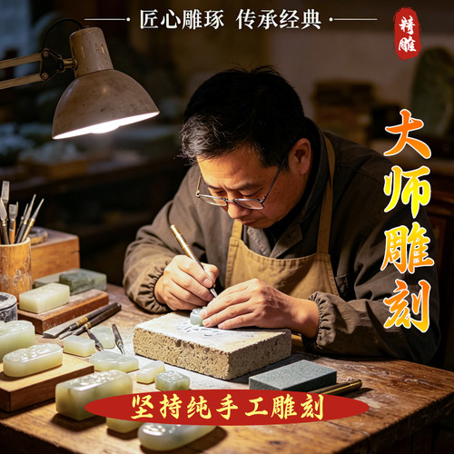 翡翠和田玉玉石来料加工雕刻定做