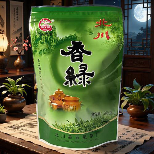 北川乡特产清香型明前袋装绿毛峰