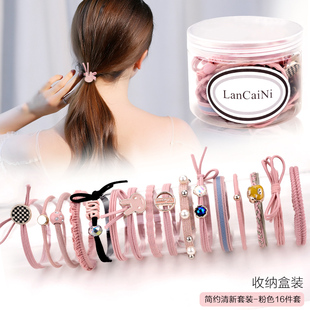 头绳女 韩国网红皮筋发圈韩版简约可爱ins发饰高弹扎头发绳头饰品