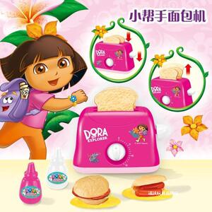 群丰朵拉过家家 小家电模型小孩生日礼物 仿真迷你电动玩具套装