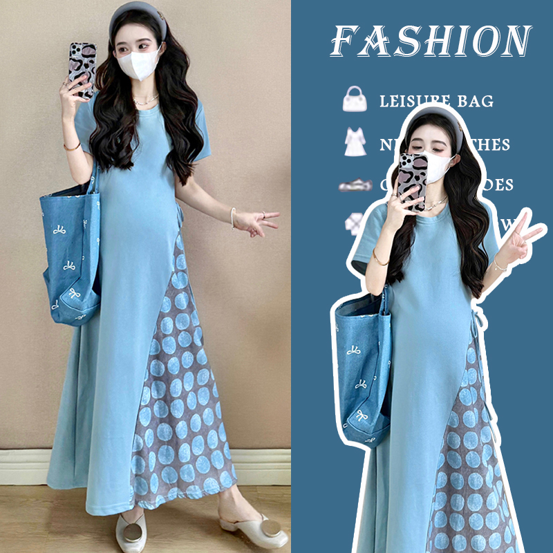 孕妇连衣裙夏季2025新款时尚气质