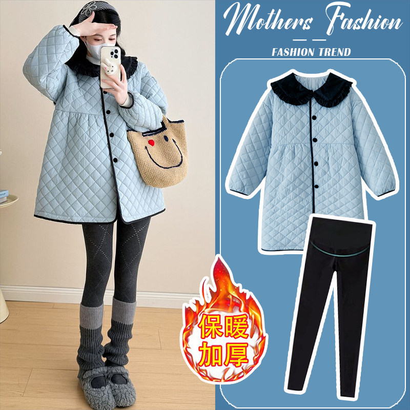 孕妇套装秋冬2025新款韩版孕期