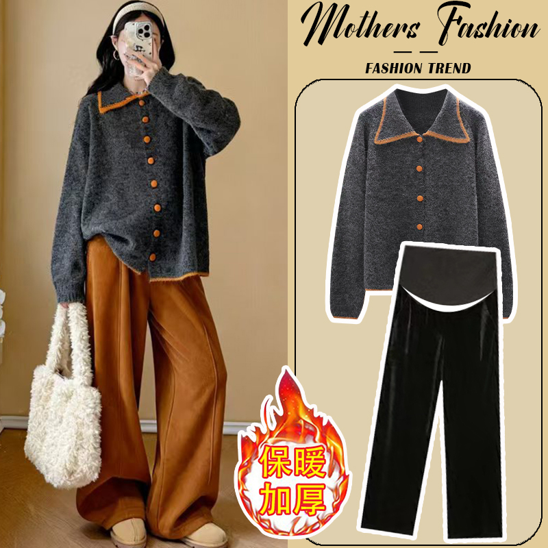 孕妇套装秋冬2025新款