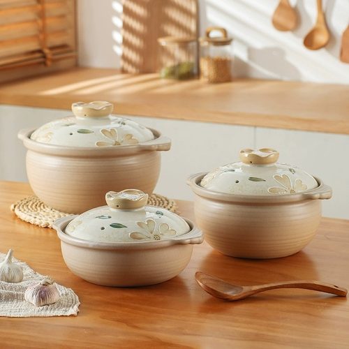 彩冠日式砂锅金乌烧砂锅炖锅煲汤砂锅家用煲仔饭耐高温砂锅明火