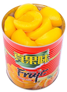 砀山黄桃罐头大罐商用3kg水果捞橘子菠萝杨梅披萨6斤糖水餐饮大瓶