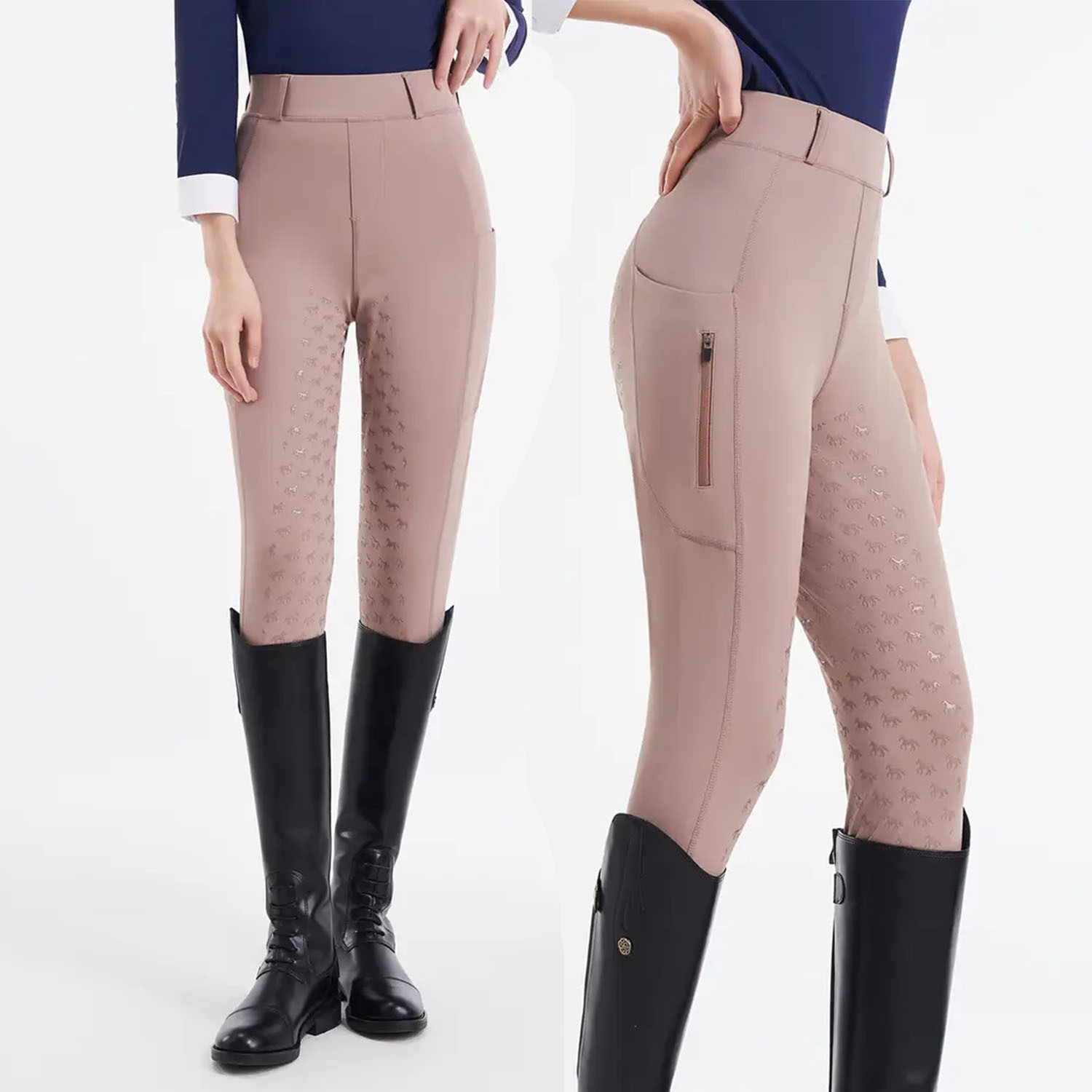 马术马裤锐马全硅胶透气2025专业马术裤女款马术服骑士装备骑马裤