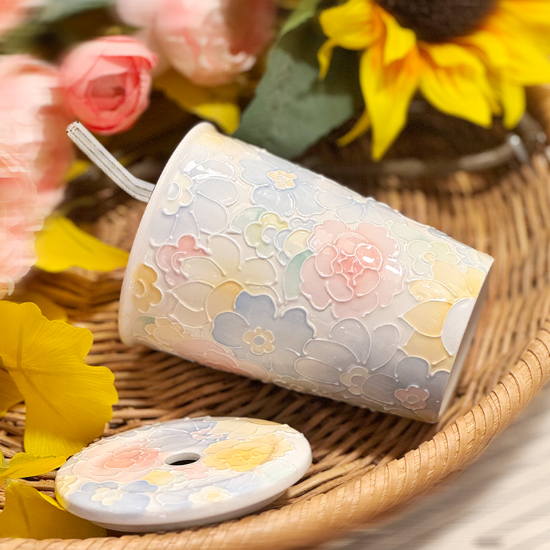 景德镇陶瓷手工万花杯