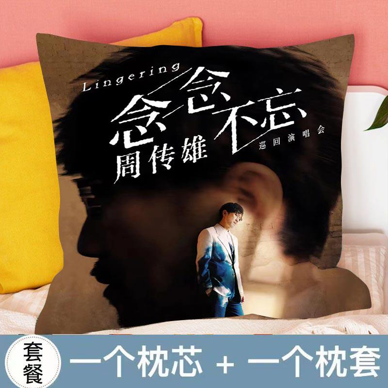 新款周传雄念念不忘演唱会周边应援物生日礼物公仔玩偶女抱枕双面怎么样,好用不?