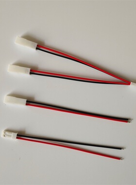 JST-2P 母头/公头 插座对插线连接线 LED公母插头 红黑 10CM/20CM