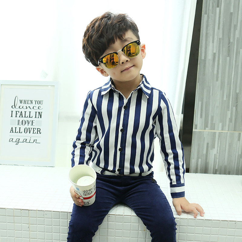 Chemise garcon à manche longue - Ref 2074802 Image 3