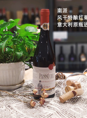柏林金奖 南派风干特酿红酒750ml*2支 95评分 正品 意大利进口酒