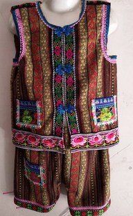 六一儿童少数民族特色彝族服装/男孩纳西族服饰/景颇族舞蹈演出服