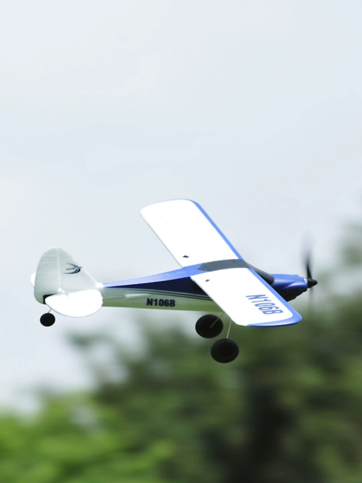 DINGDIAN XCUB 4 채널 원격 제어 항공기 단일 비행기 트레이너 CESSNA 모델 항공기 고정 날개 초보자 보급형 항공기