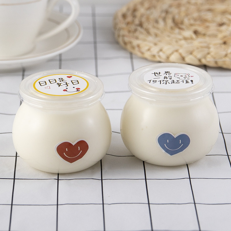 一次性双皮奶杯子慕斯烤焦糖布丁手工酸奶果冻杯塑料耐高温耐烤杯