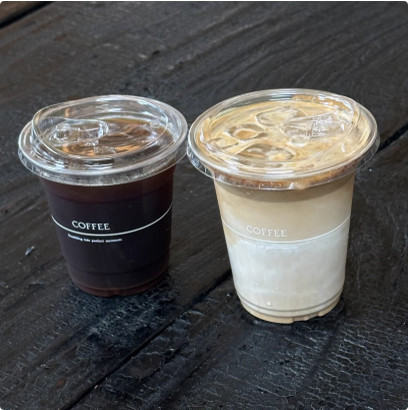 网红PET塑料咖啡杯子一次性冷饮杯带盖外带打包加厚商用定制logo