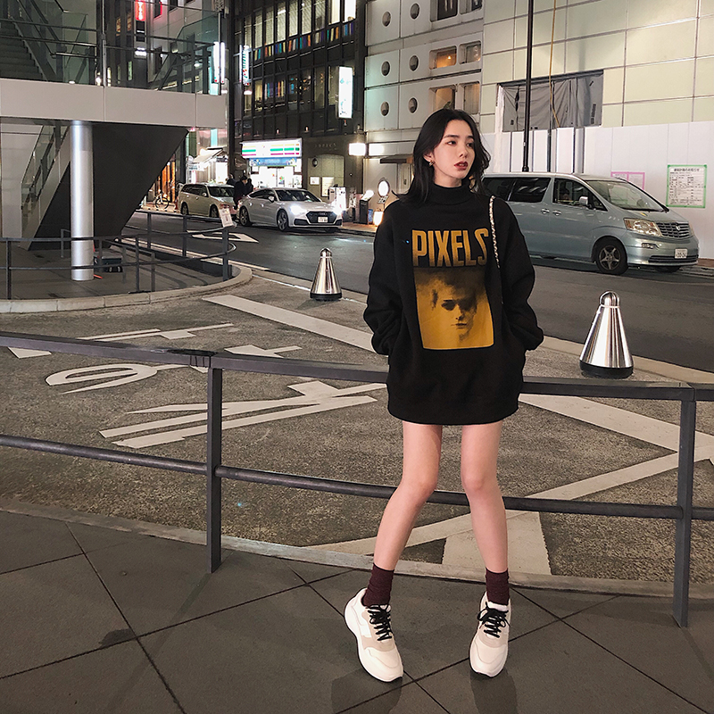 SIXONE ÎÀÒÂÅ® 2018Çﶬп°æÑ§Éú¿íËÉÌ×Í·¼ÓÈÞÖг¤¿î³¤ÐäÉÏÒÂ