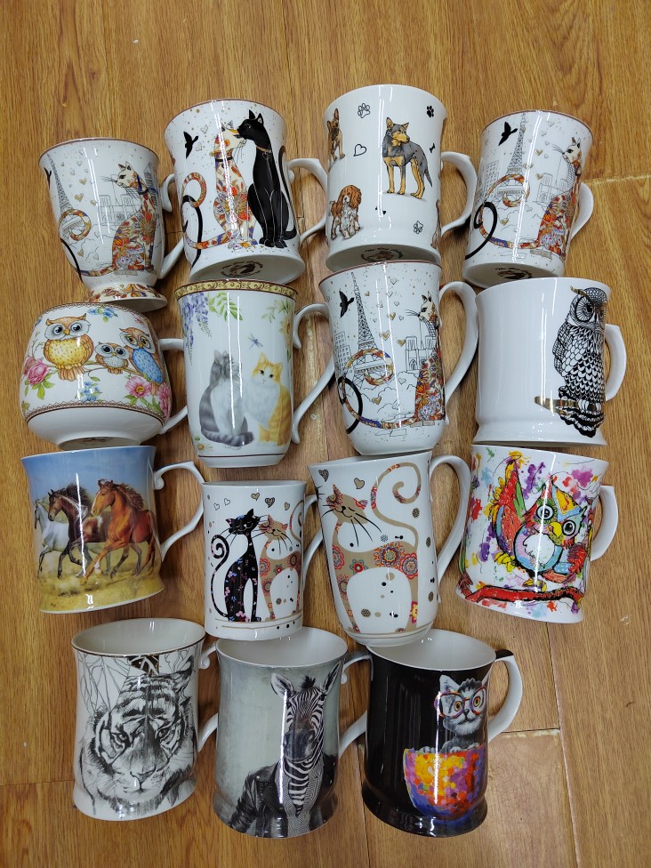 外贸库存各式早晨开水杯早餐杯奶杯豆浆杯咖啡杯