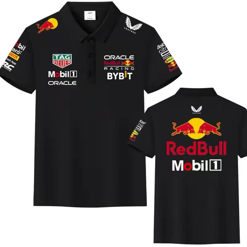 2026红牛车队维斯塔潘衣服F1方程式赛车服定制夏季POLO衫短袖DIY