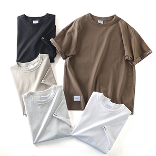 外贸单男士 宽松潮流圆领短袖 熟悉日本单夏季 高支精梳棉面料 T恤
