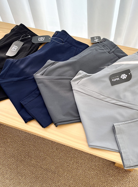 老美订单36.99美到！秋季男士户外薄款速干透气直筒休闲裤长裤潮