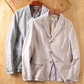 外贸尾货男全棉水洗商务休闲西装 不好来找我 chu俄罗斯单 外套