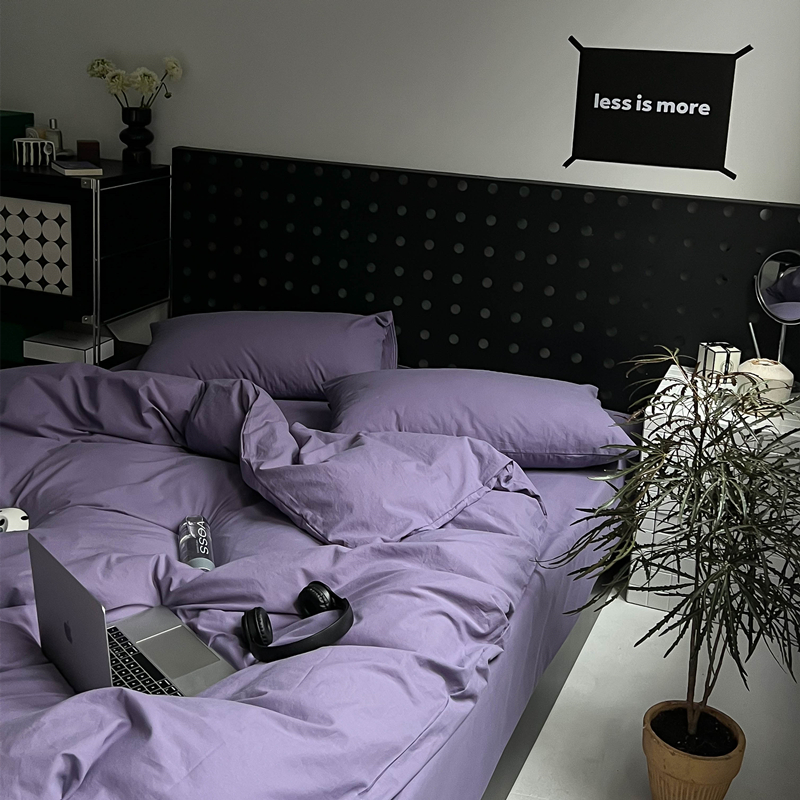 枕山栖谷ins风高级感全棉四件套