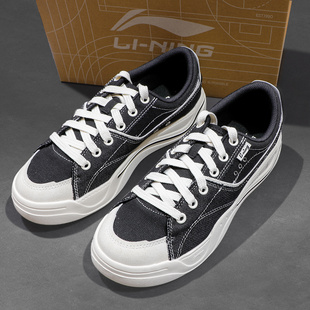 男鞋 低帮防滑轻便帆布鞋 2025夏季 潮流时尚 AGCV065 新款 李宁休闲鞋