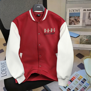 李宁反伍BADFIVE外套男款2026春季新款运动加绒保暖宽松男士夹克