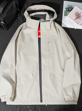 李宁风衣男子2025秋季新款健身时尚透气宽松休闲运动外套AFDT751