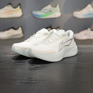 李宁反光缓震越影5跑鞋女款2026春季新款超轻减震轻便专业跑步鞋