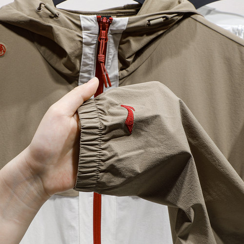 李宁外套男2025秋季新款CF溯运动男士防泼水宽松风衣上衣AFDVF47