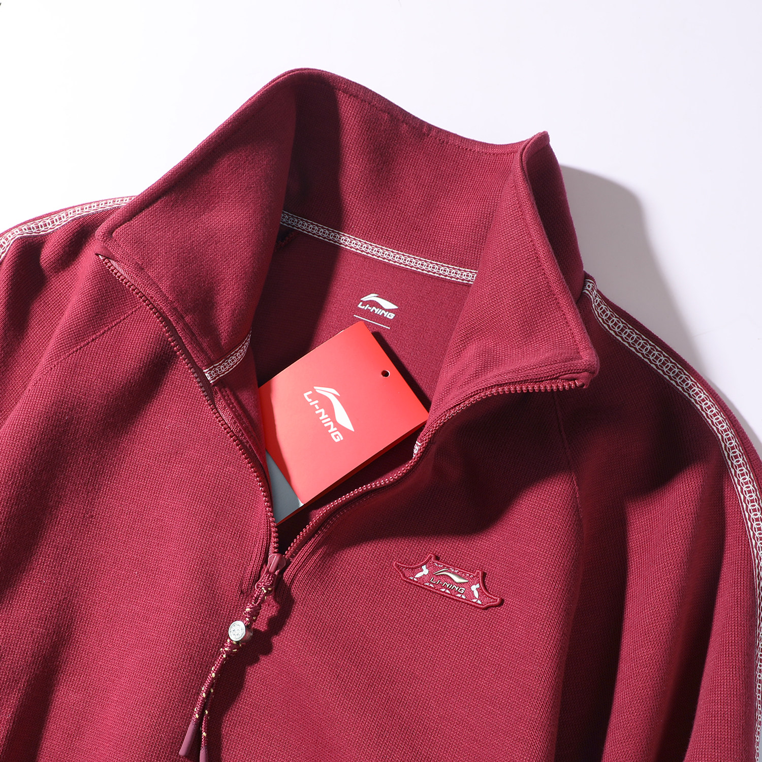 李宁故宫联名宽松套头卫衣女款2026春季新款红色新年款本命年套头
