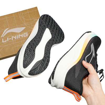 李宁赤兔8跑步鞋男2025秋冬新款轻便训练运动鞋加厚青少年学生鞋