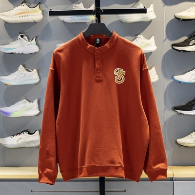 李宁反伍BADFIVE立体裁剪宽松百搭卫衣男款2025冬季新款无帽套头