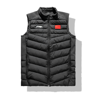 李宁薄款羽绒马甲男款20